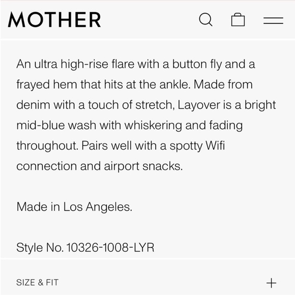 MOTHER The Tripper Ankle Fray Sz 28 - Picture 16 of 16